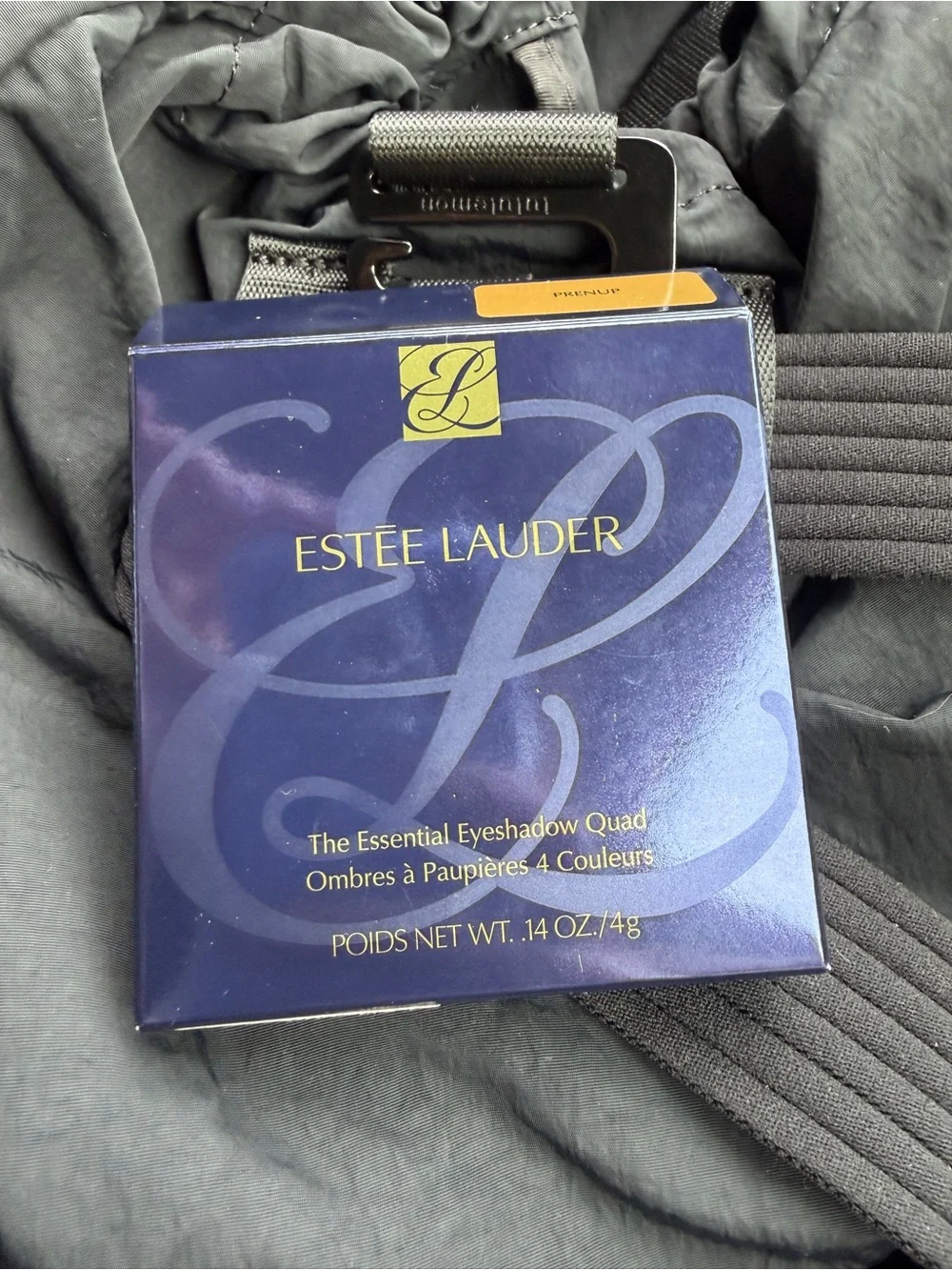 New! Estée Lauder Essential Eyeshadow Quad - Navy Blue & Gold Packaging